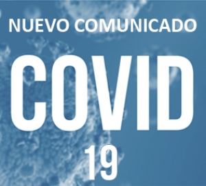 Nuevo comunicado COVID-19