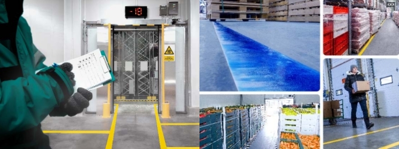 marcaje de suelos industriales en entornos fríos